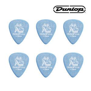 세트(6) 던롭 피크 417R1.14 Gator Grip 1.14mm PICK