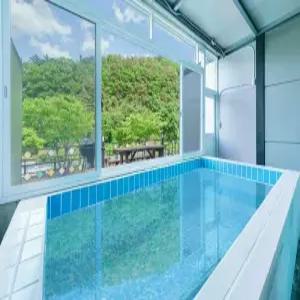 [충북 펜션] 청주 천경대키즈풀빌라 (청주 상당구, 청원구 (청주국제공항))