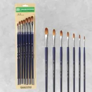 화홍 유화아크릴 겸용붓 No.800(F) 7본조 Set