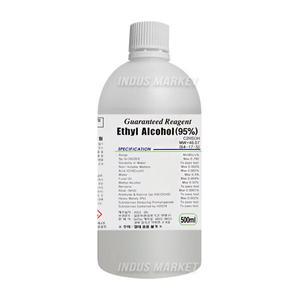 에틸 알코올 95% 500ml 고순도/에탄올/알콜/에칠알콜/에칠렌