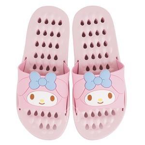 산리오욕실화 물빠짐이 좋은 아쿠아 소프트 마이멜로디 성인욕실화 260mm 210mm