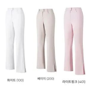 [모다아울렛][엘르골프]여성 트임 디테일 변형 팬츠(나팔)6I21608_YS