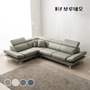 BIF 디에르 노이스 천연통가죽 4인 코너형 소파