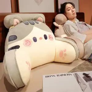 청년토이 등받이 베개 팔걸이 침대 사무실 허리쿠션 중형