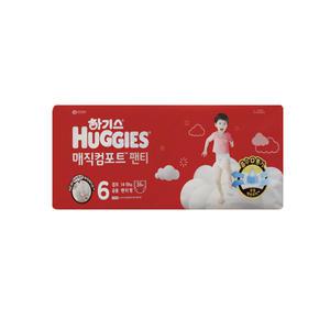 하기스 2024 매직컴포트팬티 6단계 점보형 공용 36매x2팩