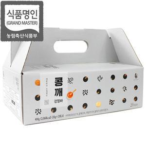 [NS홈쇼핑]강봉석 명인조청 콩깨강정바 20gx20개 / 국내산 콩강정 들깨강정 깨강정 / 전통과..[34889189]