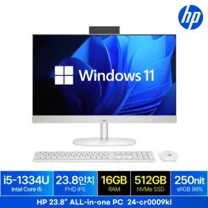 24-CR0009KL WIN11 16GB램 (SSD 512GB) 24인치 일체형 PC 올인원 데스크탑 사무용 업무용 가성비 PC