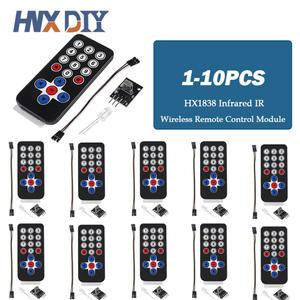 적외선 IR 무선 리모컨 모듈 키트 아두이노 라즈베리 파이용 DIY HX1838 1-10 세트