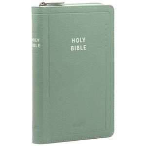 개역한글판 성경전서 초슬림 중 단본(색인/지퍼/PU/민트/72HC) - Wisdom Bible, 위즈덤 [hyC]