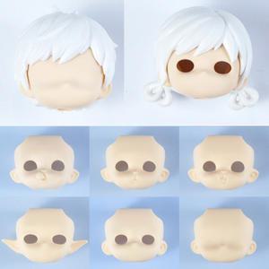 귀 액세서리 화이트 눈 얼굴 엘프 얼굴 P9 Penny 얼굴 OB11 Obitsu Nendoroids 밀키 교체 머리 인형 GSC 고양이 11 YMY