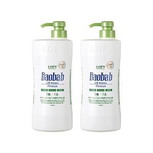 로픈 바오밥 프리미엄 21차 건성(약산성)샴푸 1000g 2개