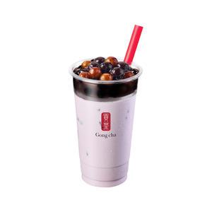 [공차] 짜장 펄볶이+타로 밀크티