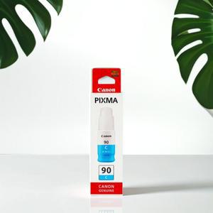 캐논 잉크 GL-90 시안 파랑 블루 프린터잉크 리필 칼라 컬러 소모품 PIXMA (C)