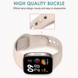 Xiaomi Redmi Watch 3 용 시계 스트랩 Correa 팔찌 액티브/라이트 교체 실리콘