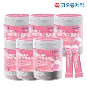 [코오롱제약] 프리미엄 저분자 피쉬 콜라겐 2g x 30포 x 6박스(6개월분)