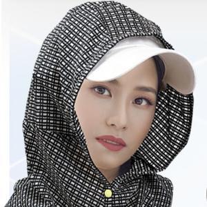 6색 1개 후드형 햇빛가리개 안전모 목그늘 밭일 얼굴가리개 자외선차단 여름두건 작업 레저