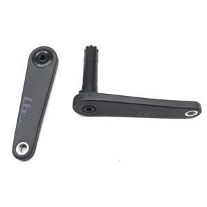 LEESE Road 전체 탄소 크랭크 셋 초경량 자전거 DUB 29MM 축 Easton Spider 파워 미터 145/150/155MM와 호
