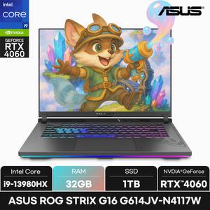 ASUS ROG STRIX G16 G614JV-N4117W/RAM 32GB/ +ASUS정품백팩