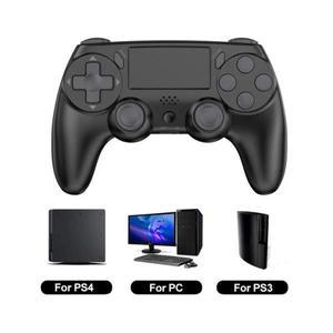 GAMINJA 무선 게임패드, 6 축 자이로 듀얼 진동 컨트롤러, PS4 콘솔, 윈도우 7, 10 PC 조이스틱