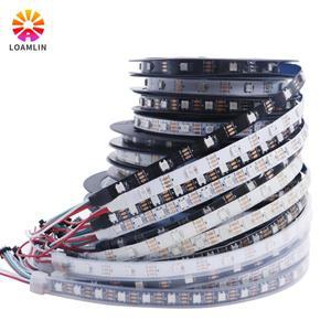1m 2m 3m 4m 5m WS2812B Led 스트립, 30/60/74/96/144 픽셀/Leds/m 개별 주소 지정 스마트 IC RGB DC5V