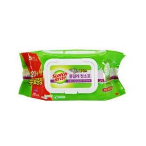 3M 물걸레 청소포 일회용 청소 물티슈 대형 37cmx20cm