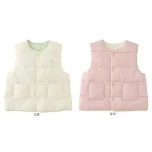 [밍크뮤](강남점)[강남점 단독] 역시즌 인기 뮤뮤 웜라이트 다운조끼 2종중 택 1 (34A14-13)
