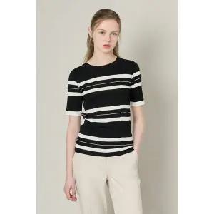 [BCBG](대구신세계)올앤선드리 A 스트라이프 니트 BL(A4F7G471)