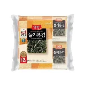 양반 들기름 식탁김 12봉(9장) 4개(총48봉)
