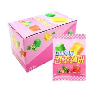 코하쿠토 킨조젤리 75g x 12개 1통 보석사탕 젤리 망고젤리 박카스젤리 우 웰치스젤리 생강젤리