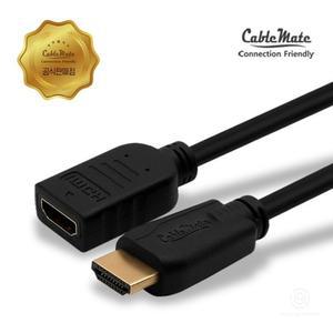 4K 모니터 TV HDMI2.0 to M/F 길이 연장선 단거리 암수케이블 연결잭 커넥터 짧은 추가연결 어댑터 아답터