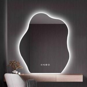 화장대거울 LED 거실 거울화장대 전구거울 노프레임 뷰티샵