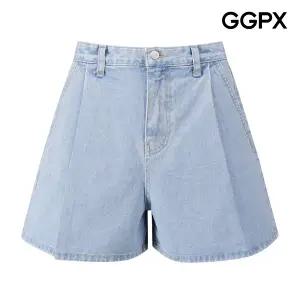 [롯데백화점]지지피엑스 다트 플레어 숏 데님 팬츠 (GP7PT019F)