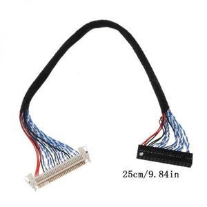 30핀케이블 LCD 화면 디스플레이 패널 FIX-30P-D8 30mm 2 핀 2ch 8bit 10mm 피치 250mm 17-21인치