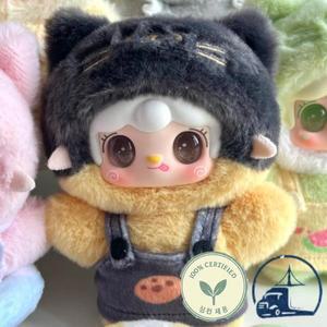 Yooki 새끼 고양이 여름 파티 시리즈 블라인드 박스 미스터리 서프라이즈 카와이 플러시 장난감 책상 장식