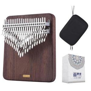 LINGTING Chromatic Kalimba 34 42 Key C Note 휴대용 엄지 피아노 뮤지컬 키보드 전문 악기 선물