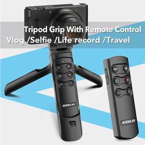 Sony ZV-E10 A6700 A7IV 용 스톱 비디오 블로깅 카메라 리모콘이있는 AODELAN 무선 슈팅 그립 삼각대