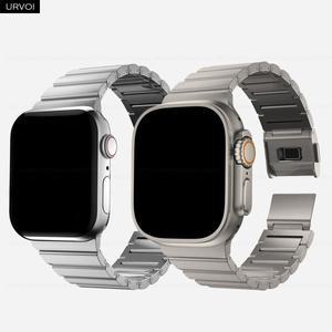 Apple Watch Ultra 2 1 시리즈 용 URVOI 티타늄 밴드 자석 클로저 손목 10 9 8 7 6 SE 스트랩 45 49mm