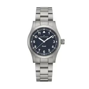 해밀턴 H69401140 카키 필드 쿼츠 남성 블루 38mm