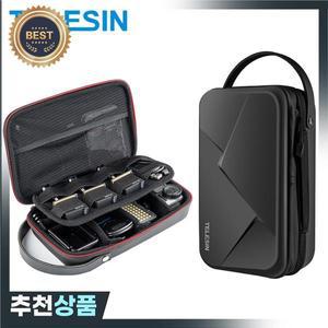 TELESIN 방수 운반 조절  공간 가방 PU GoPro Hero 13 12 11 10 9 8 7 6 Insta360 Osmo 액션
