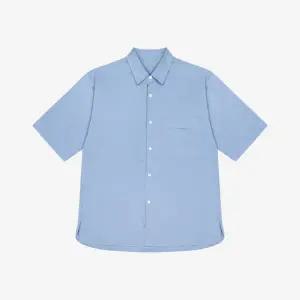 [롯데백화점]지이크 면 오버핏 셔츠 스카이 블루 (PIBAD5104000)