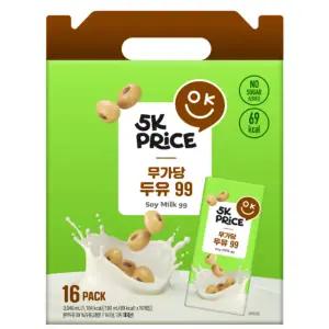 5K프라이스 무가당 두유99 190ml*16입