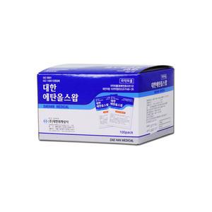 대한위재 에탄올스왑 100매입 x 1개 / 알콜솜