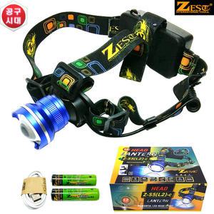 제스트 L2 ZOOM LED 헤드랜턴 Z-S5-C 2000루멘 C타입 충전