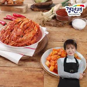 진미령의 국내산 농산물로 만든 포기김치 5kg + 깍두기 3Kg