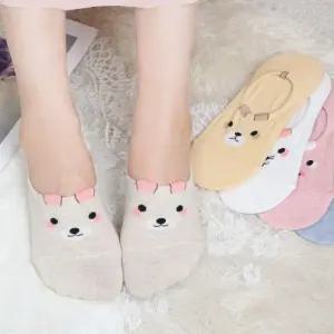 [무료배송] 여성 입체귀요미 실리콘 덧신 10켤레