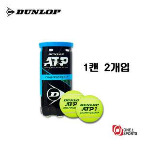 던롭 ATP 챔피언쉽 테니스 볼 공 시합구 1캔 2개입