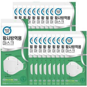 깨끗한나라 황사방역용마스크KF94(3매) x20 (60매입)