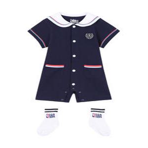 [NBA KIDS]NBA 클래식 자수 세일러 카라 바디수트(5-2)(K235TO003P)06