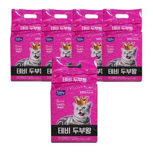 테비 두부왕 가는입자 복숭아 2.5kg x 5개