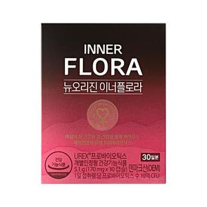 뉴오리진 이너플로라 UREX 프로바이오틱스 170mg x 30캡슐